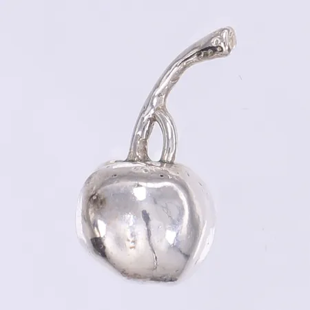 Hänge körsbär längd 23mm bredd 13mm Linköping 1989 silver 925/1000 Vikt: 10,1 g