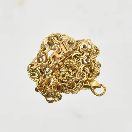 Diverse defekt guld, 18K. Vikt: 10,8 g