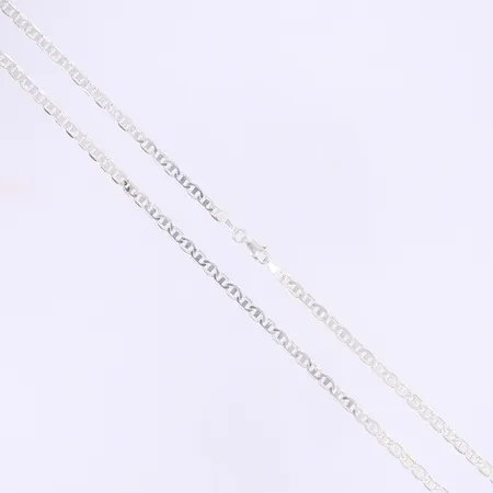 Halskedja längd 55cm bredd 4mm silver 925/1000 Vikt: 9,6 g