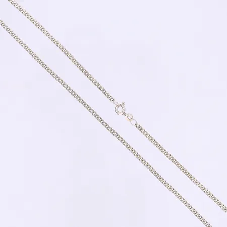 Halskedja Pansar längd 45cm bredd 2mm silver 925/1000 Vikt: 6,9 g