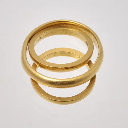 Diverse defekt guld, 23K, 14,31g.