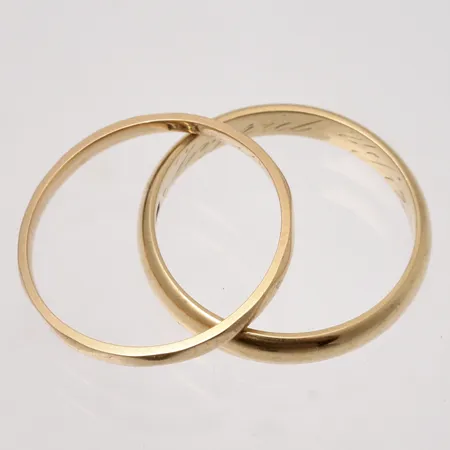 Diverse defekt guld, 18K, 7,7g.