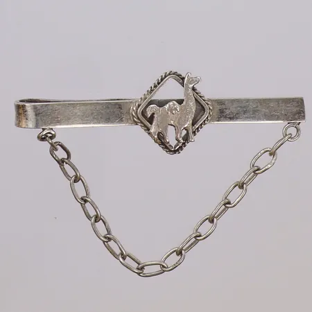 Slipshållare, lama, 55mm, Peru, 925/1000 silver Vikt: 7,8 g