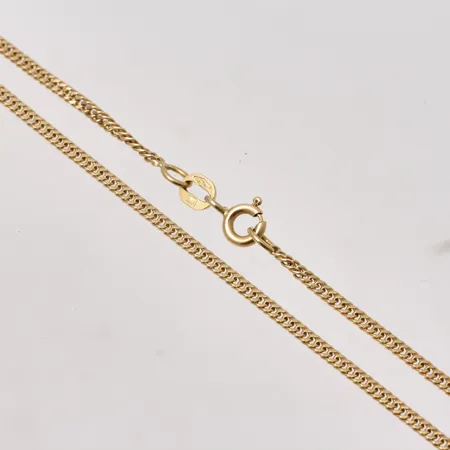 Kedja 46,5cm pansar bredd 1,8mm, Balestra 18K guld, 5,52g.
