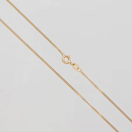 Kedja Pansar längd 52cm, bredd 1mm, 18K Vikt: 3 g