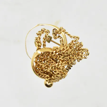 Diverse defekt guld med stenar, 18K. Vikt: 13,9 g