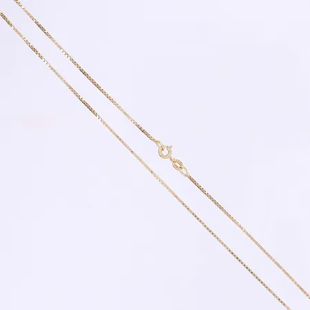 Halskedja Venezia längd 42,5cm, bredd 1mm 18K Vikt: 4 g