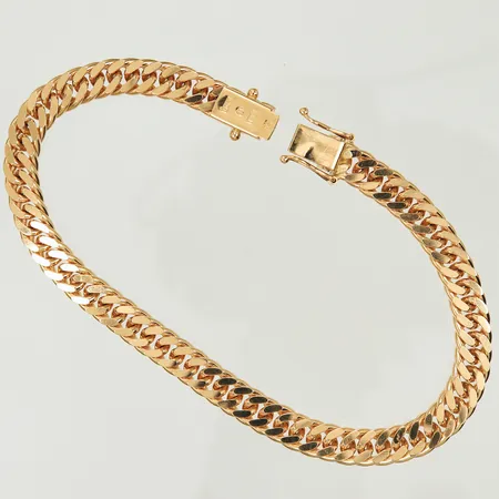Armband pansar, 21cm, bredd 6,5mm, HGA (George Haddad, Haddads Guld Och Silver, Sollentuna) 18K  Vikt: 31,4 g