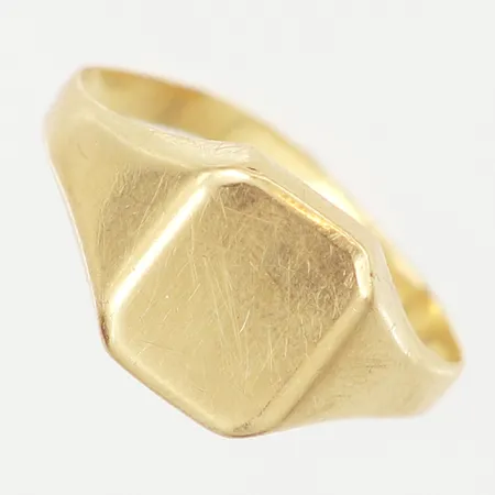 Klackring stl:21, bredd: 3-12mm, skev skena, GHA, 18K Vikt: 3,1 g