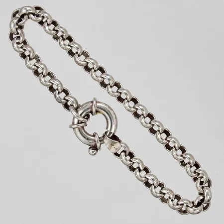 Armband längd ca 19cm bredd ca 5mm GFAB 925/1000 silver Vikt: 18,8 g