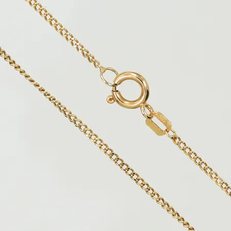 Halskedja pansar, 46cm bredd 1,2mm 18K Vikt: 2,7 g