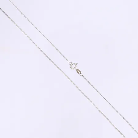 Halskedja Pansar längd 48cm bredd 1mm silver 830/1000 Vikt: 1,9 g