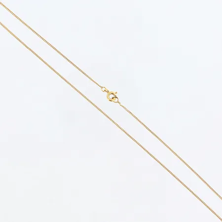 Kedja Pansar 41cm bredd:1mm, 18K  Vikt: 1,8 g