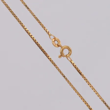 Kedja Venezia, längd 42cm, bredd 1mm, Unoaerre, 18K Vikt: 4 g