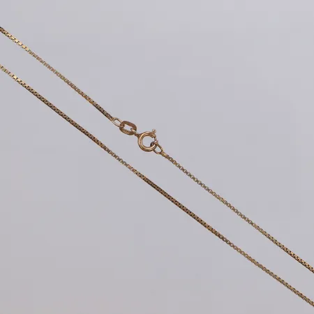 Kedja Venezia längd 42cm, bredd 1mm förgyllt 925/1000 silver Vikt: 2,8 g