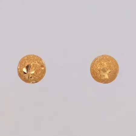 Örhängen, bredd 6mm, 22K Vikt: 1,6 g