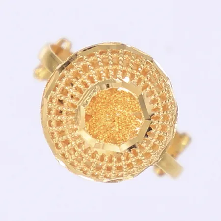 Ring med reglerbar skena stl: 16, bredd 2-13mm, 21K Vikt: 2,5 g