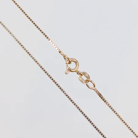 Halskedja Venezia 40cm, bredd 1mm, 18K Vikt: 2,6 g