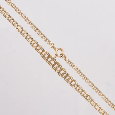 Collier Bismarck längd 42cm bredd 2,7mm-5,5mm 18K Vikt: 5,7 g