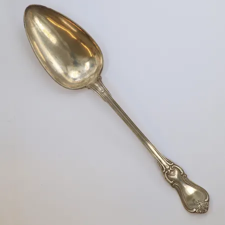 Sked modell Olga, längd 28cm, R Holm, år 1856, 830/1000 silver Vikt: 116,6 g