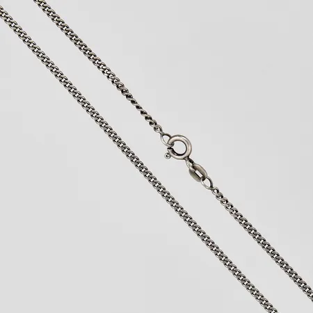 Kedja Pansar längd ca 46cm bredd ca 2mm 925/1000 silver Vikt: 4,8 g