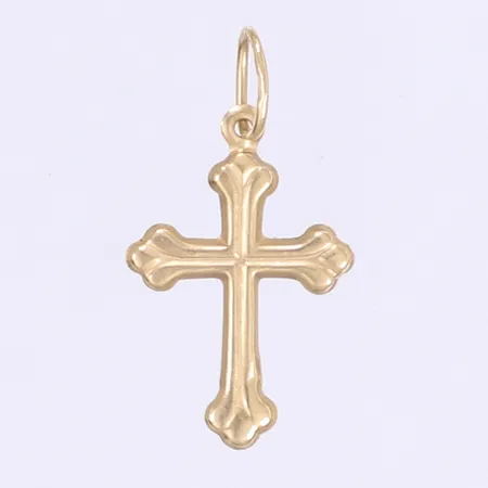 Hänge kors längd 25mm bredd 14mm 14K Vikt: 0,2 g