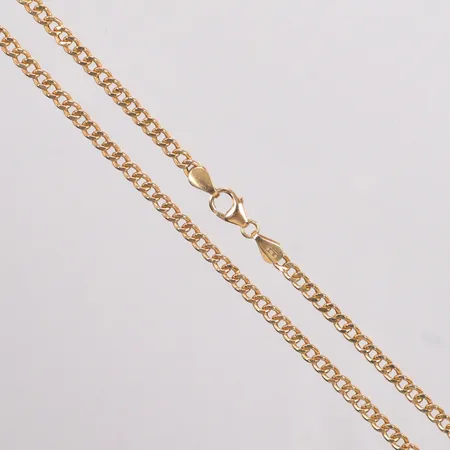 Kedja Pansar längd 50,5cm bredd 3,1mm Guldfynd 18K Vikt: 5,2 g