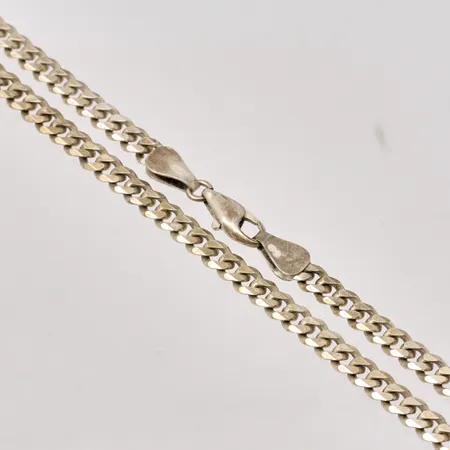 Kedja 51cm Pansar bredd 4,4mm, silver 925/1000, 19,34g.