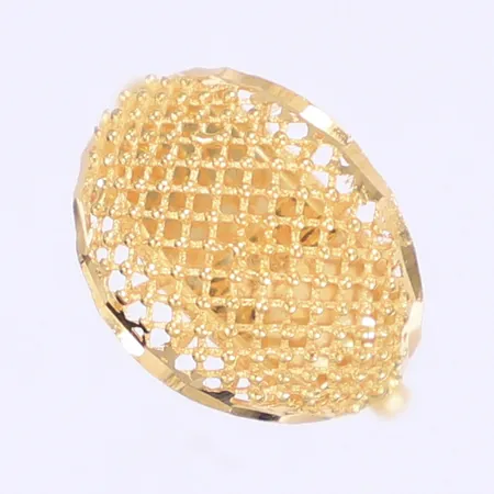 Ring med reglerbar skena stl: 16½, bredd 2-13mm, 21K Vikt: 2,9 g