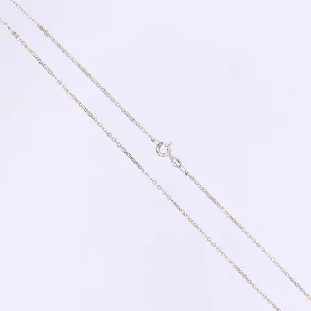 Halskedja längd 44cm bredd 1mm silver 925/1000 Vikt: 2,1 g
