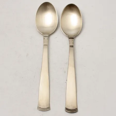 2st skedar 12cm modell Rosenholm, GAB, silver 830/1000, 32,31g.