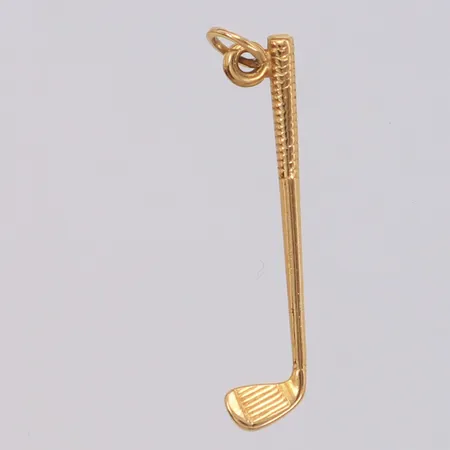 Hänge golfklubba, längd 30mm, bredd 6mm, 18K Vikt: 1 g