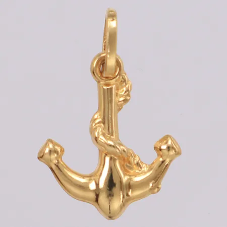 Hänge ankare, längd 22,5cm, bredd 15mm, 18K Vikt: 0,6 g
