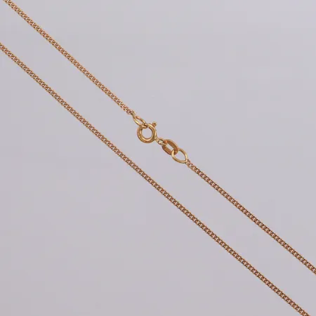 Kedja, Pansar, längd 46cm, bredd 1,3mm, Balestra, 18K Vikt: 3,4 g