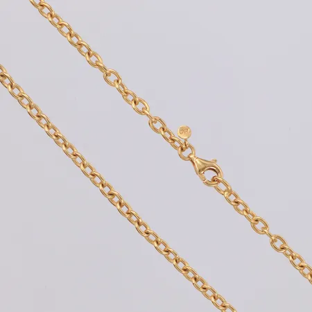 Kedja rundad Ankar längd 50cm, bredd 3,2mm, 18K Vikt: 15,6 g