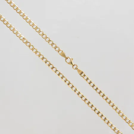 Kedja manglad pansar längd 60cm, bredd 3,5mm, 18K Vikt: 6,1 g