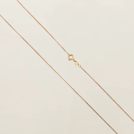 Kedja Pansar längd 42,5cm, bredd 1mm 18K Vikt: 1,7 g