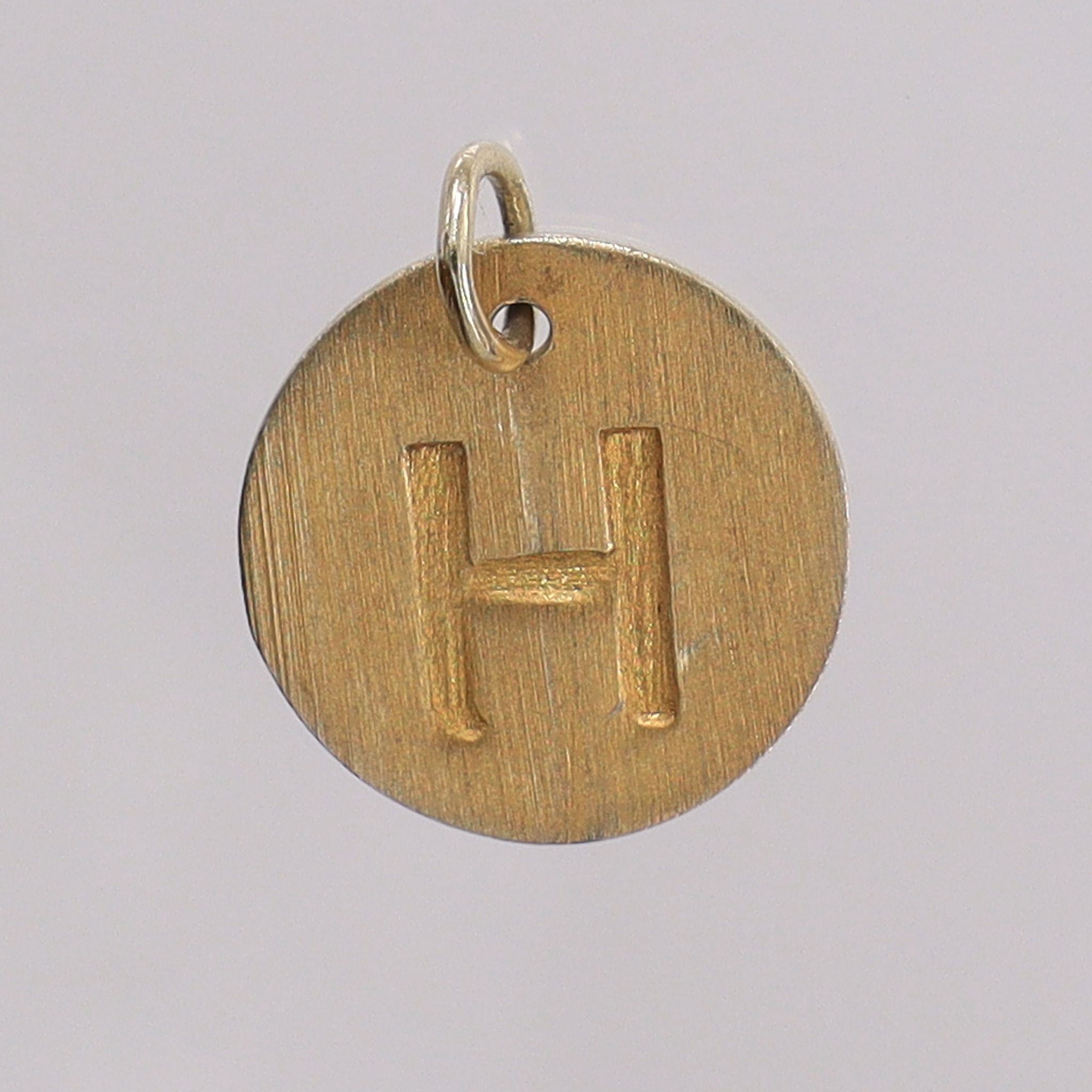 Hänge bokstav H, längd 16,9mm bredd 14,1mm, förgyllt silver 925/1000 Vikt: 1,2 g