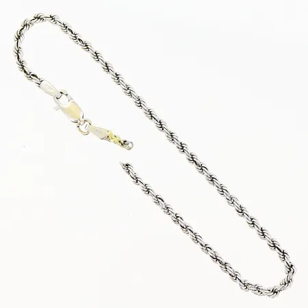 Armband vitguld Cordell längd 19cm, defekt, 18K Vikt: 2,1 g