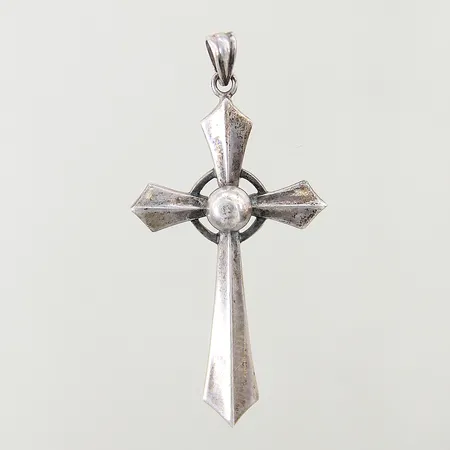 Hänge Kors längd 50mm, bredd 3,3-26,4mm silver 830/1000 Vikt: 6,7 g