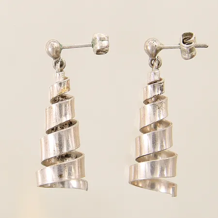 Örhängen skruvar 30x10mm silver 830/1000 Vikt: 4,9 g