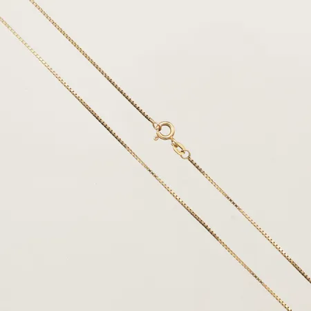 Kedja Venezia längd 38cm, bredd 0,9mm 14K  Vikt: 2,4 g