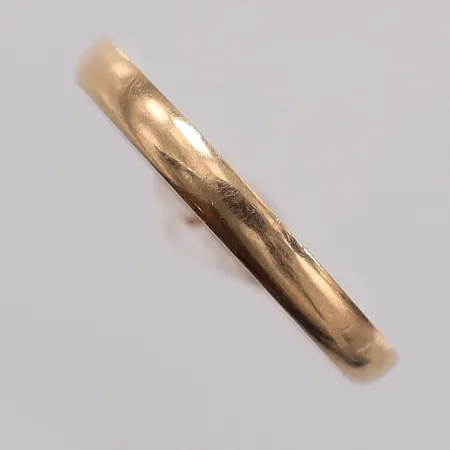 Ring slät stl:19 bredd 2,7mm, gravyr. 18K Vikt: 2,3 g