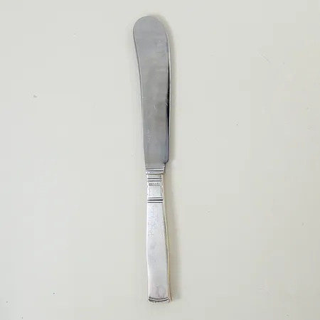 Smörkniv Rosenholm 16cm silver 830/1000 Vikt: 46,6 g