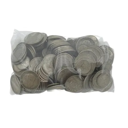 Parti svenska silvermynt, 400-800/1000, finvikt cirka 478g Vikt: 478 g