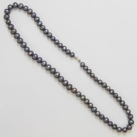 Collier Ole Lynggaard med tahitipärlor längd: 40cm, bredd: ca 8mm, sakna lås, metall, etui