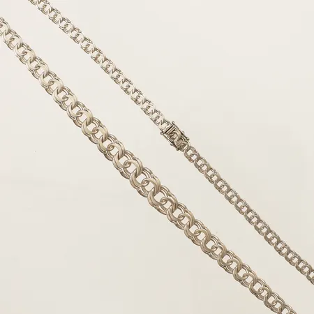 Collier doserad Bismarck längd 43cm, bredd 5,2-10mm silver 925/1000 Vikt: 20,1 g
