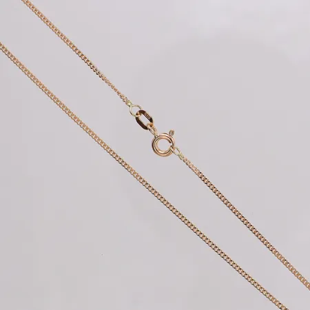 Kedja Pansar längd 42cm, bredd 1,2mm, GHA. 18K Vikt: 2,5 g