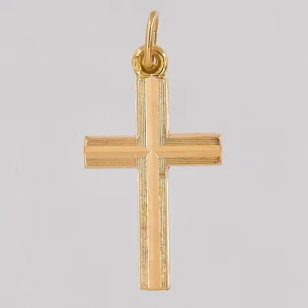 Hänge kors 26x13mm 18K Vikt: 1,1 g