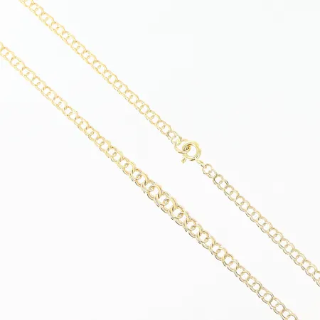 Collier doserad Bismarck längd 42cm, bredd 3-4mm, 18K Vikt: 5,4 g